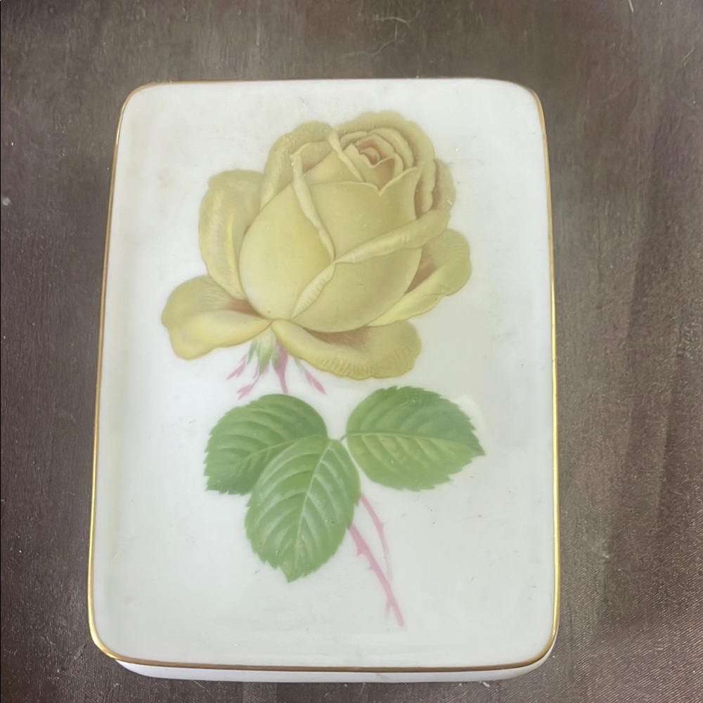 Vintage Thomas Porcelain Trinket Box